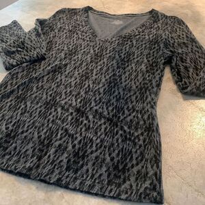 Cuddl Duds Animal Print Tee